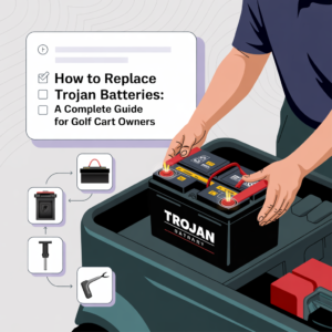 how to replace trojan batteries