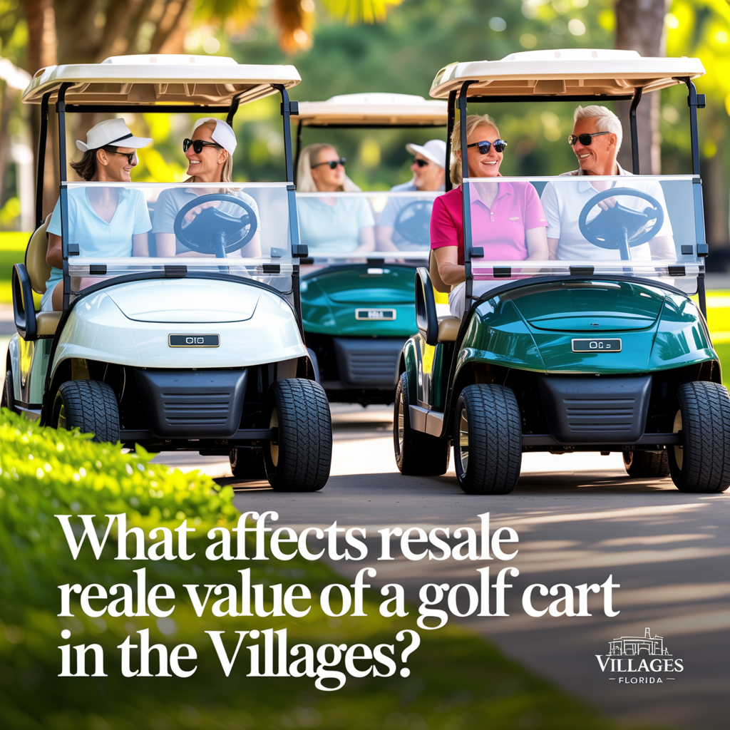 people riding in golf carts and smiling