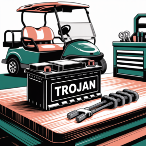 trojan golf cart battery